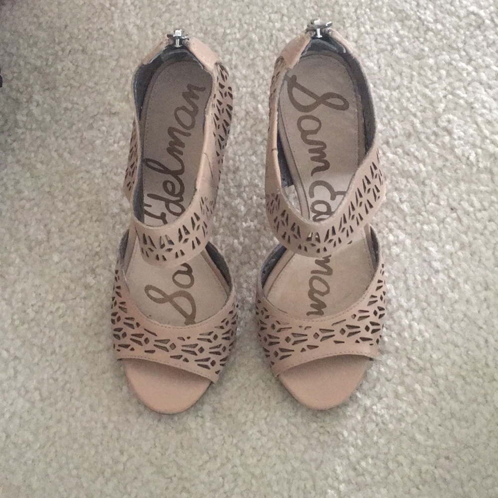Nude, Cut Out Sam Edelman Heels